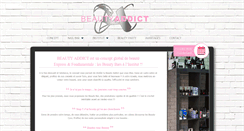 Desktop Screenshot of beautyaddict-paris.com