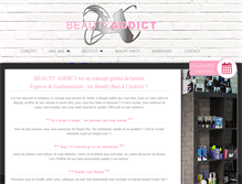 Tablet Screenshot of beautyaddict-paris.com